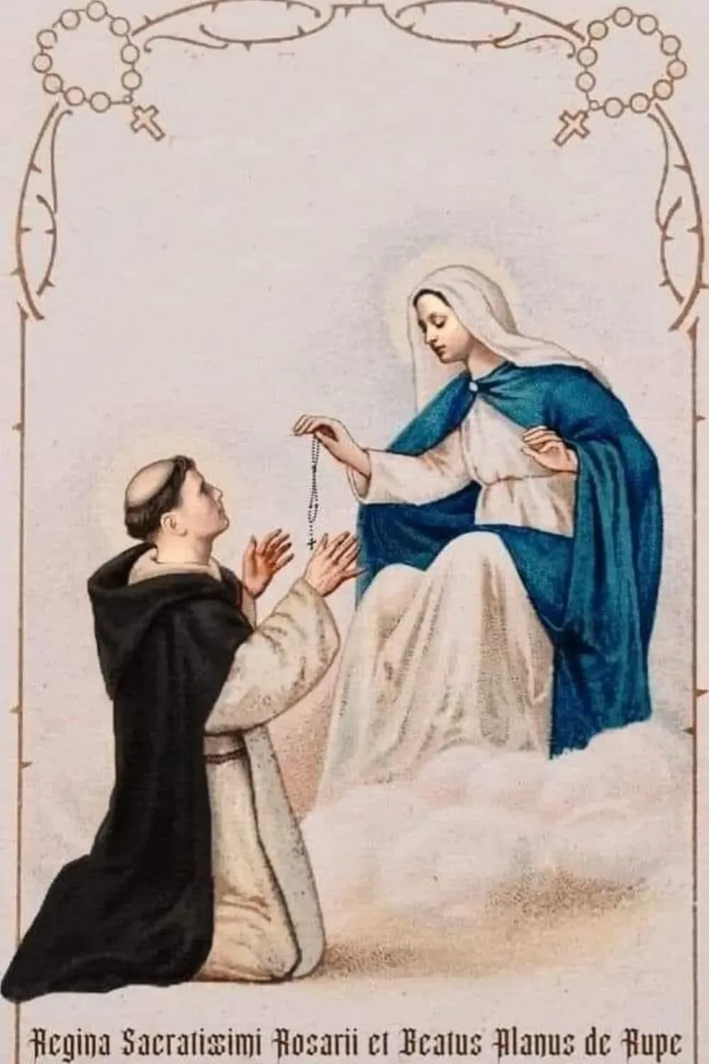 Đức Mẹ Mân Côi và Thánh Đa Minh